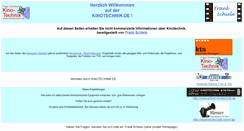 Desktop Screenshot of kinotechnik.de