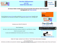 Tablet Screenshot of kinotechnik.de